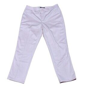 Peace of Cloth cropped back pockets pastel pink women's size 6